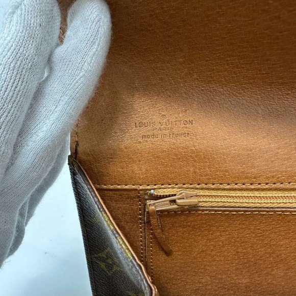 LOUIS VUITTON Monogram Pochette Dam PM Pouch Clutch bag Brown - Picture 4 of 14